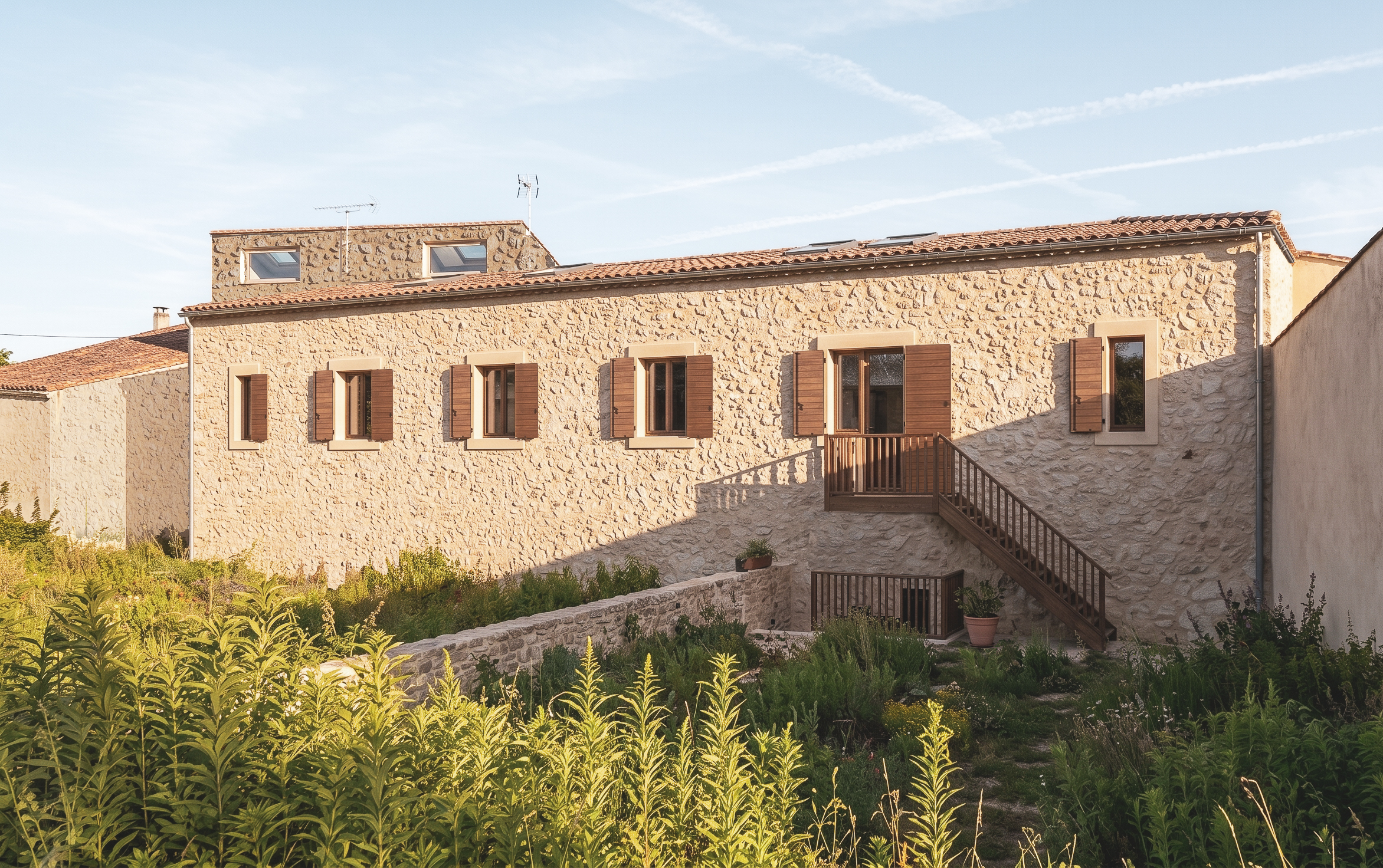 Transformation d'une écurie en habitation
